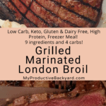 Grilled Marinated London Broil Pinterest Pin