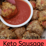 Keto Sausage Pizza Bites