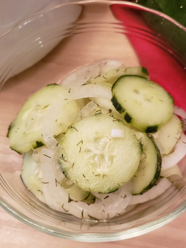 Cucumber Onion Salad