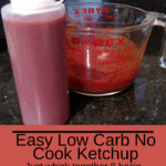 Easy Low Carb No Cook Ketchup Pinterest pin