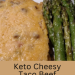 Keto Cheesy Taco Beef Casserole Pinterest Pin