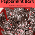 Keto Chocolate Peppermint Bark Pinterest Pin