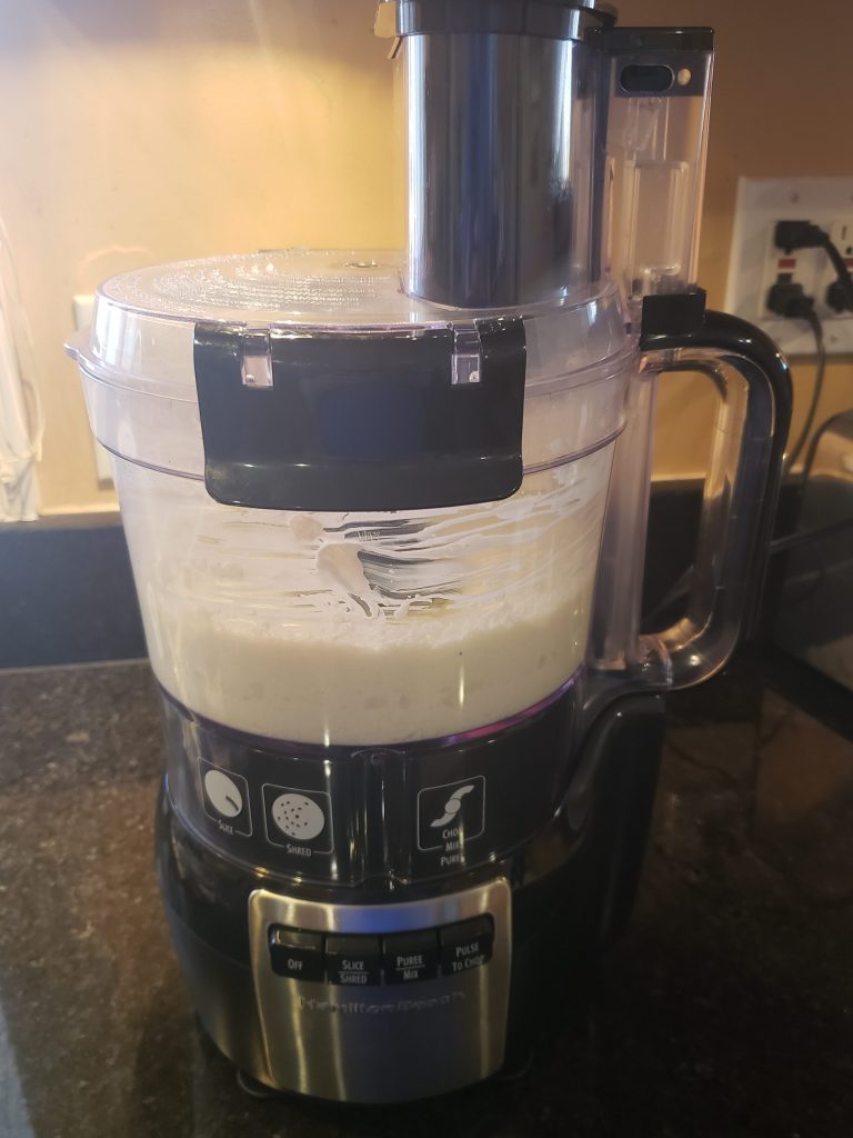 Keto Mashed Cauliflower Much Like Potatoes in food processor