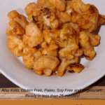 Low Carb Buffalo Cauliflower Bites Pinterest pin