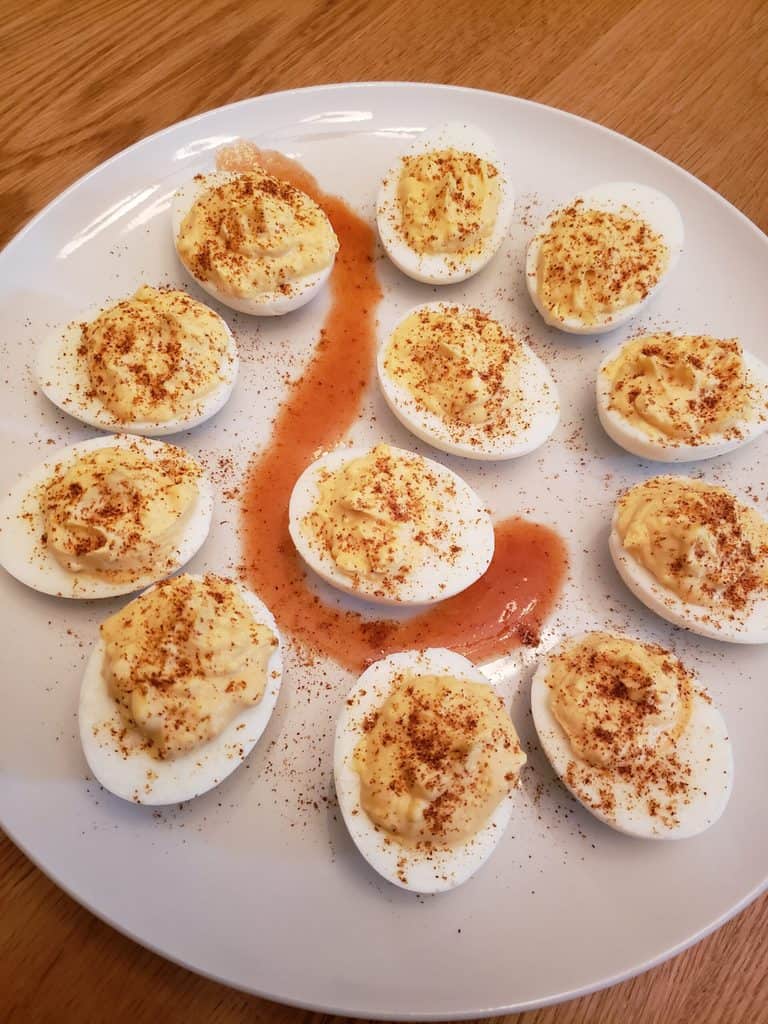 Spicy Keto Deviled Eggs – My Productive Yard