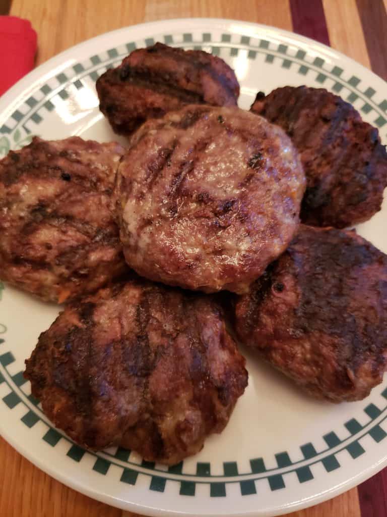 Low Carb BBQ Cheddar Burgers