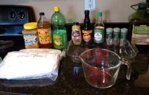 Ingredients for Grilled Marinated London Broil