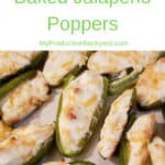 Low Carb Baked Jalapeno Poppers